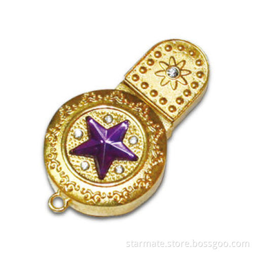 Jewelry USB Flash Drive with More than 1,000,000 Times Data Encryption and Plug-and-play Function